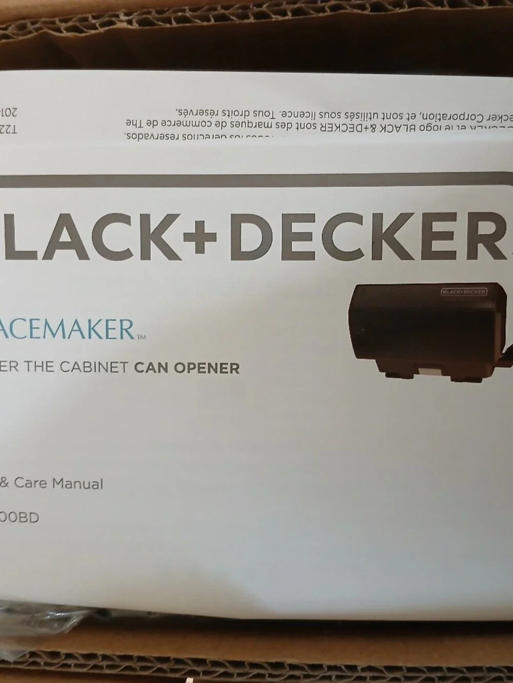 Black & Decker new box
